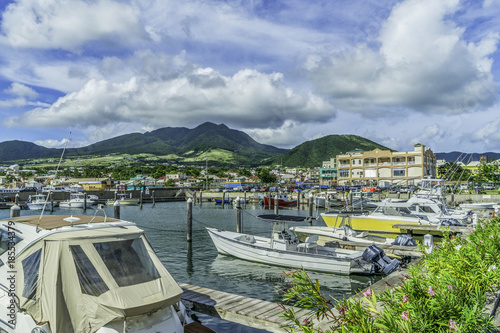 Marina at Basseterre, St Kitts, Eastern Caribbean