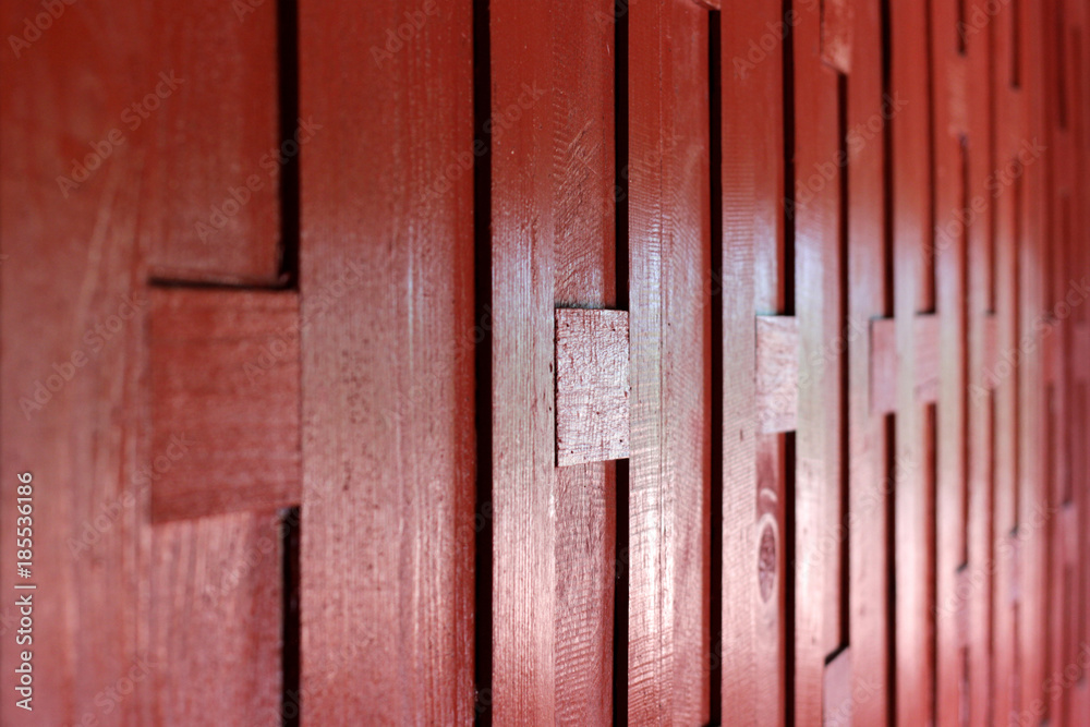 red wooden wall red wooden wall