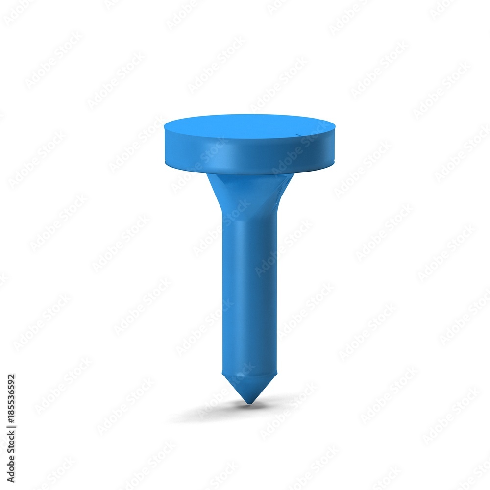 Golf Tee. 3D Render Illustration Golf Tee. 3D Render Illustration