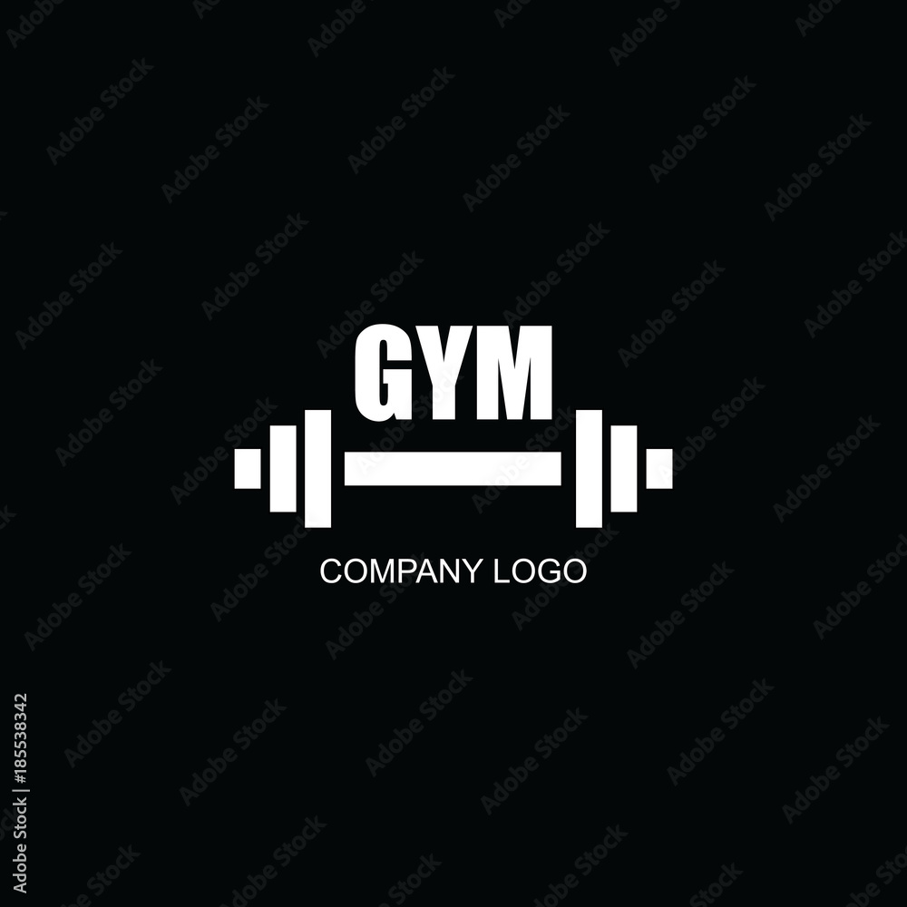 Gym Company Logo Vector Template Design