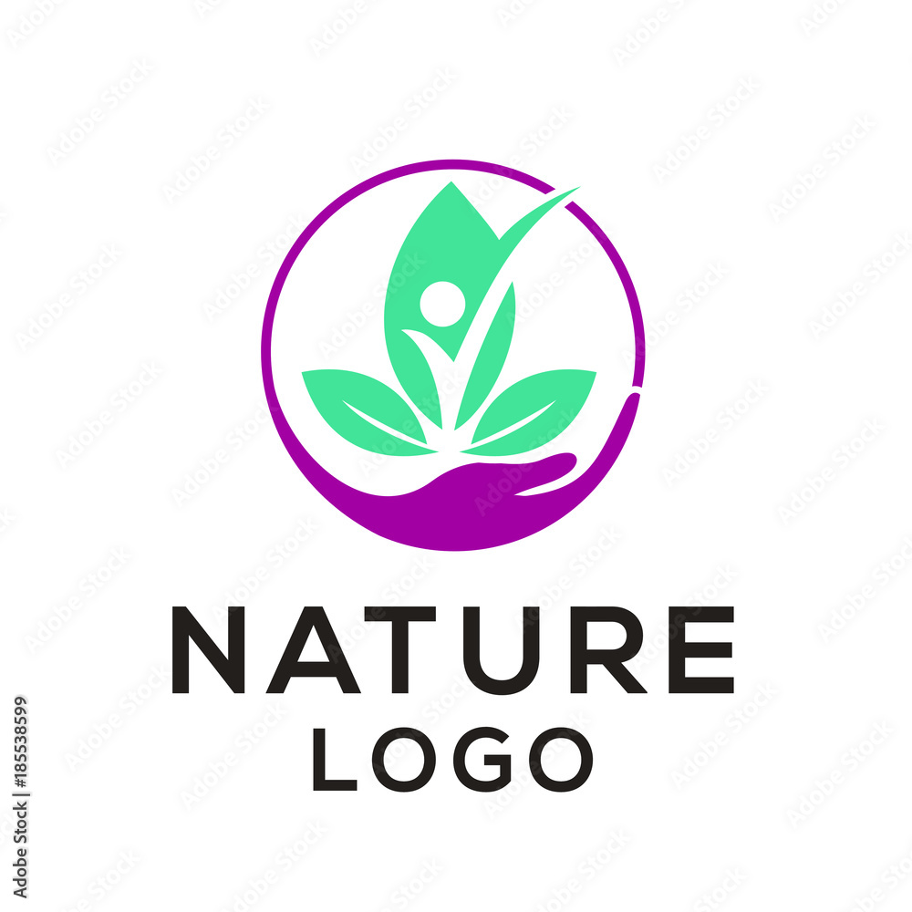 nature logo vector