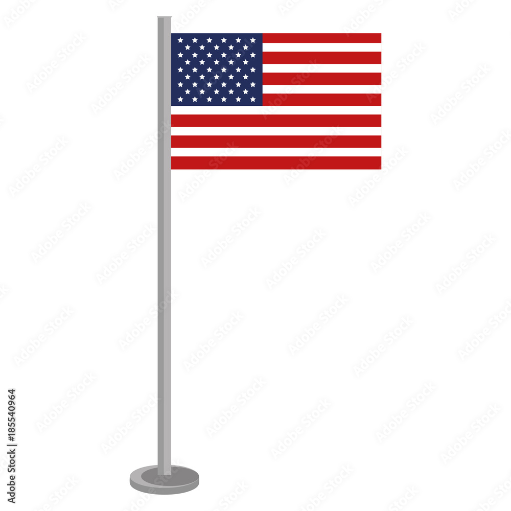 Obraz premium USA flag icon