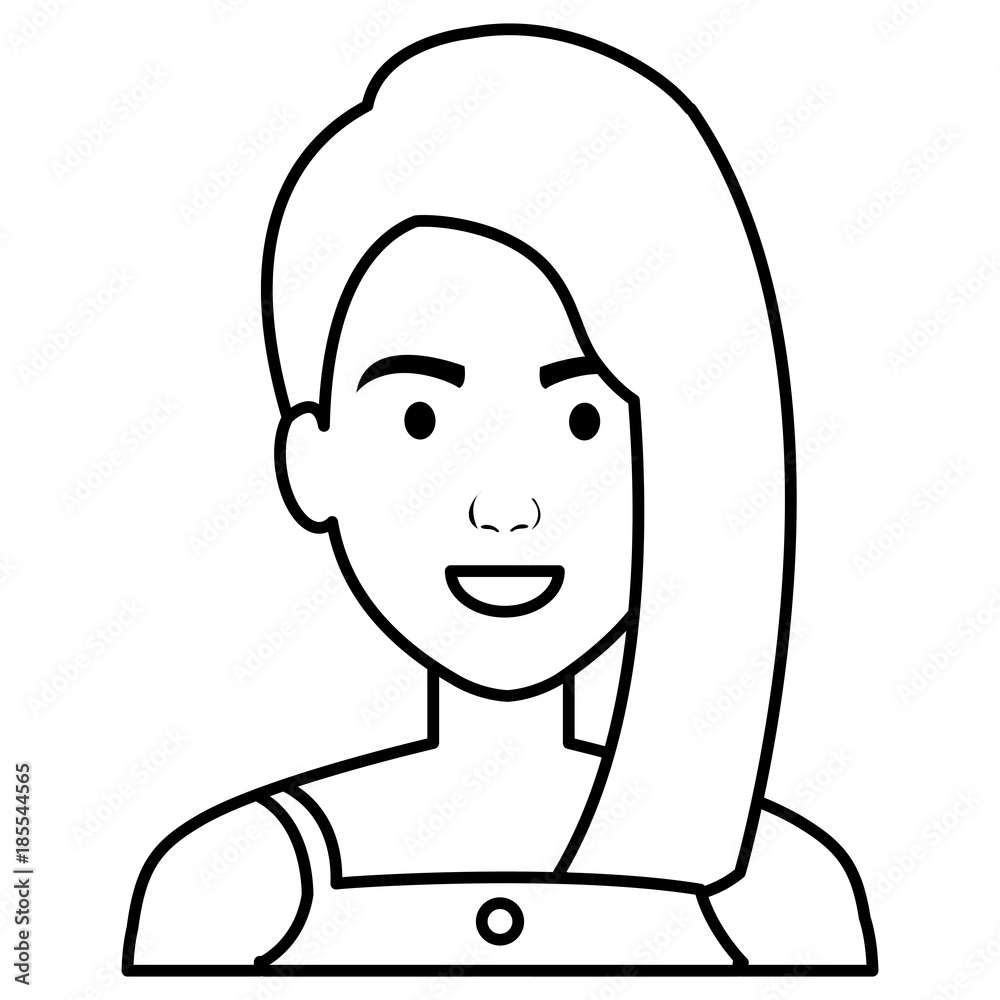 beautiful woman avatar character