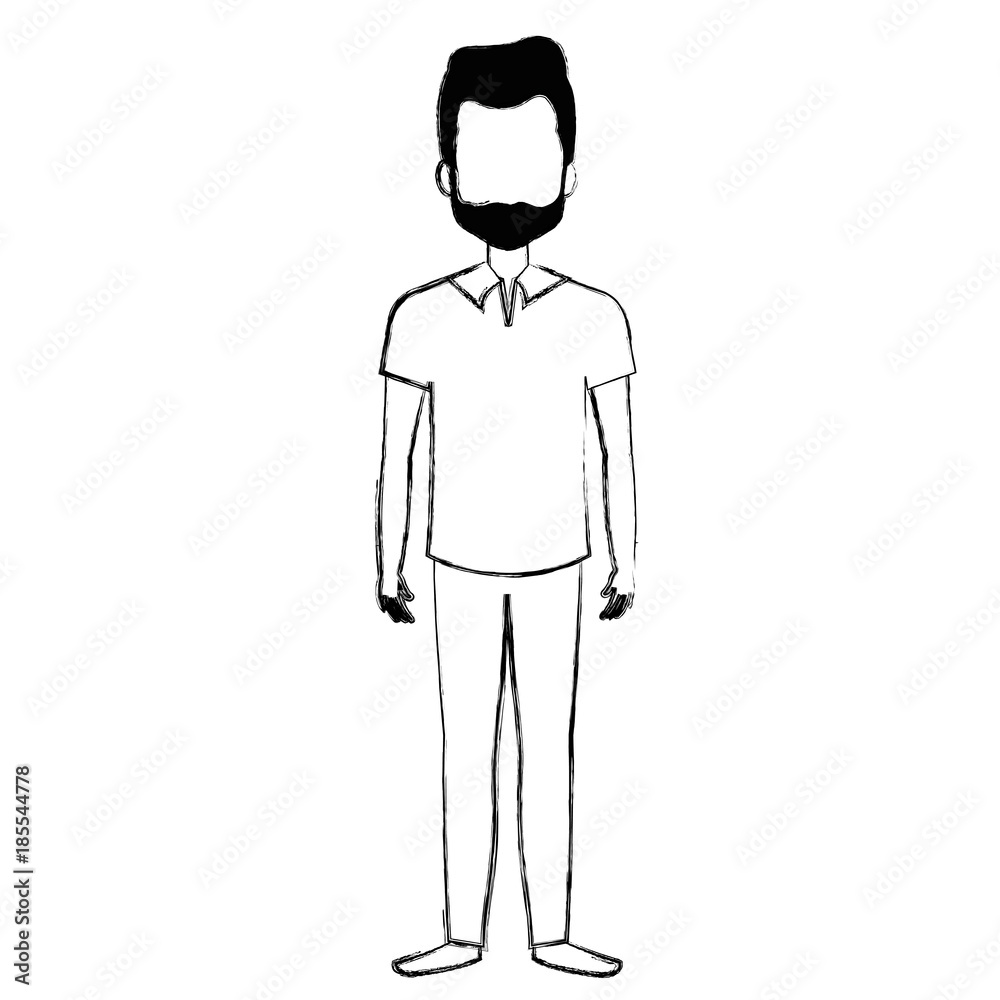 young man avatar character young man avatar character