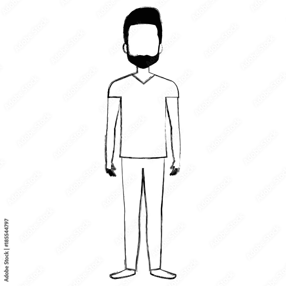 young man avatar character young man avatar character