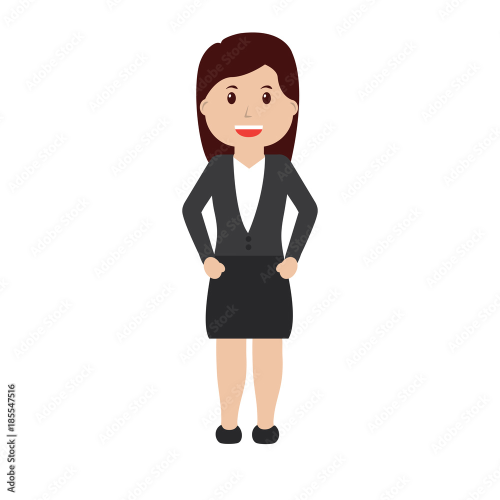business woman happy icon image vector illustration design business woman happy icon image vector illustration design