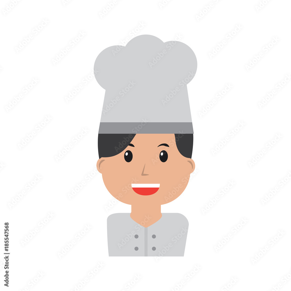 chef happy icon image vector illustration design chef happy icon image vector illustration design