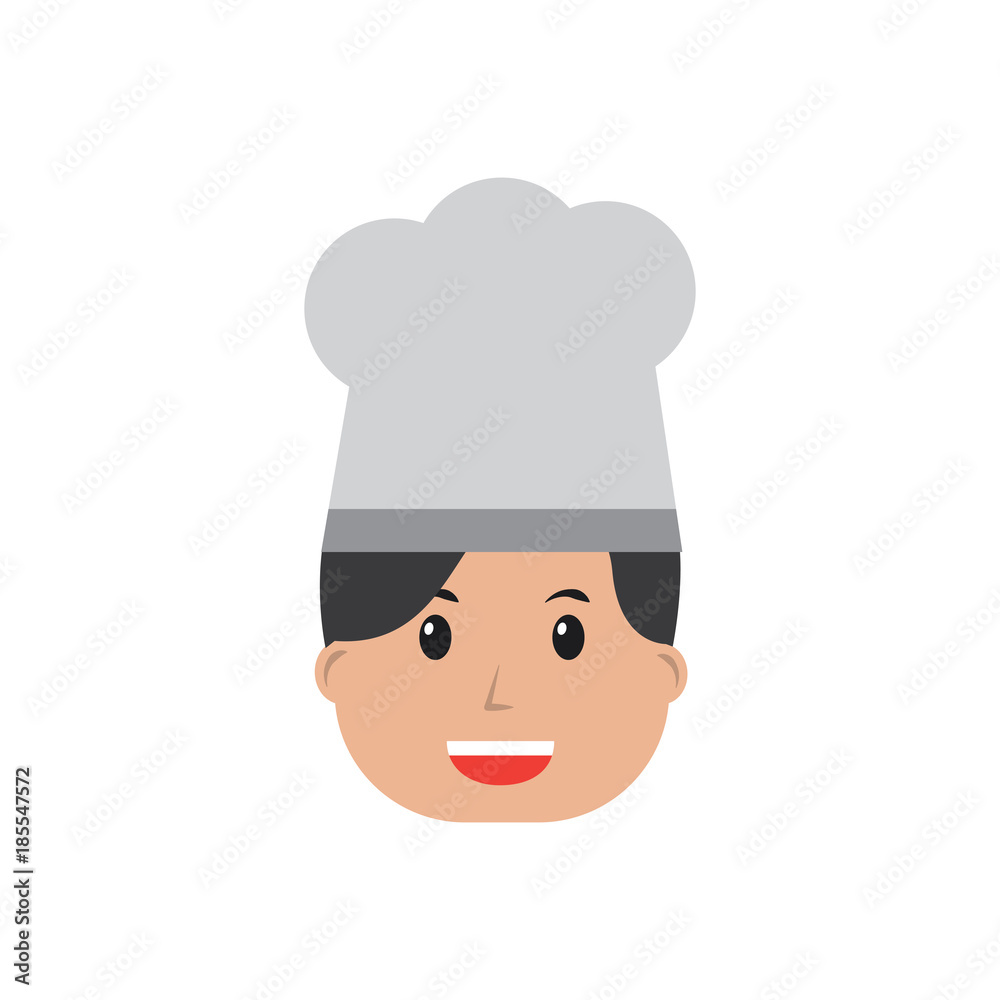 chef happy icon image vector illustration design chef happy icon image vector illustration design