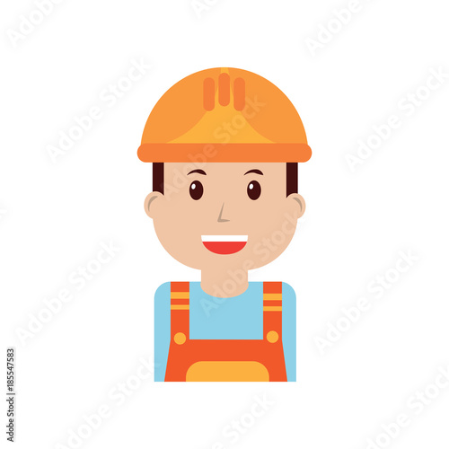 engineer or contractor icon image vector illustration design 