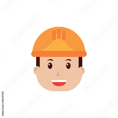 engineer or contractor icon image vector illustration design 