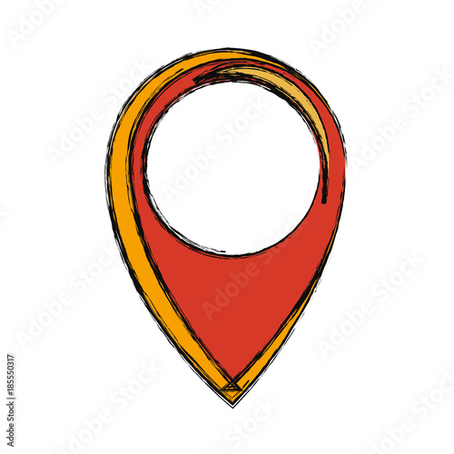 Pin location symbol photo