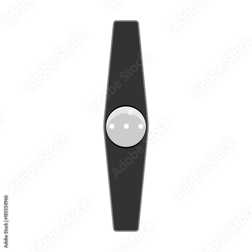 Fitness run tracker band. Sport bracelet or  wristband. Vector illustration.