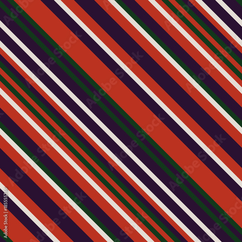 Christmas Diagonal Striped Seamless Pattern