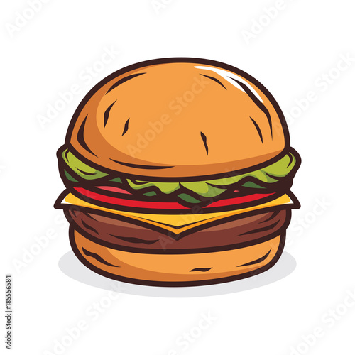 Burger vector illustration 