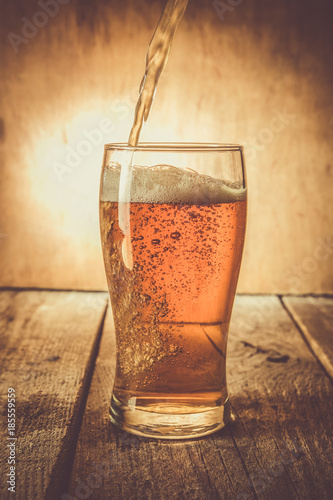 Wallpaper Mural Beer in frosty mugs on rustic background Torontodigital.ca