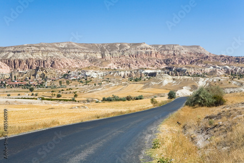 Road in Turkish Cappadocia.