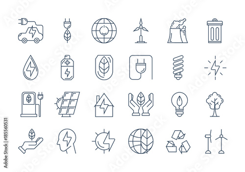 Outline ECO icons