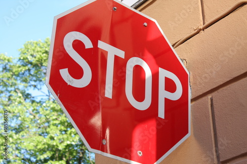 Red Stop Traffic Sign 