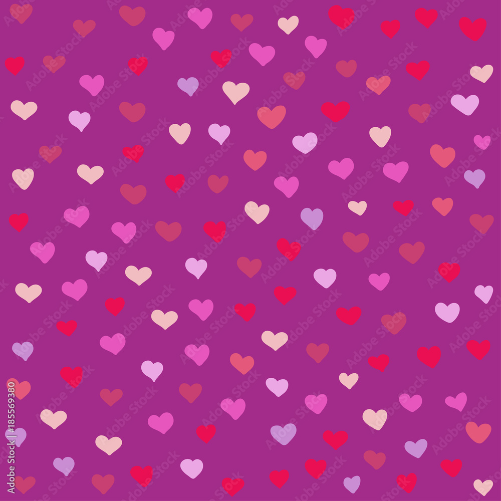 Seamless pattern with hearts. Can be used for textile, website background, book cover, packaging. Seamless pattern with hearts. Can be used for textile, website background, book cover, packaging.