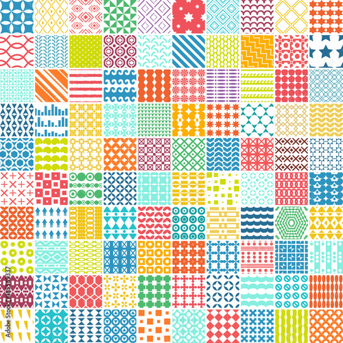 100 seamless pattern. Can be used for textile, website background, book cover, packaging.