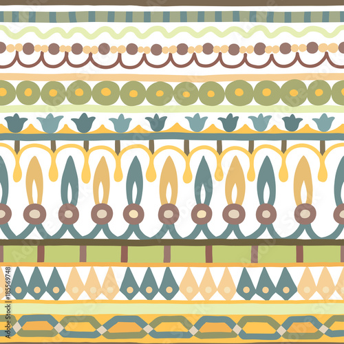 Ethnic seamless stripe pattern. Can be used for textile, website background, book cover, packaging.