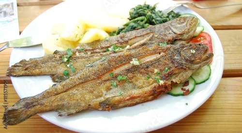 gegrillte Forelle