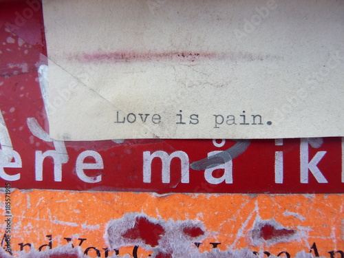 Typewriter quote on danish letter box