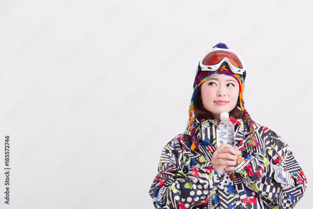 ウィンタースポーツ・白バック ウィンタースポーツ・白バック
