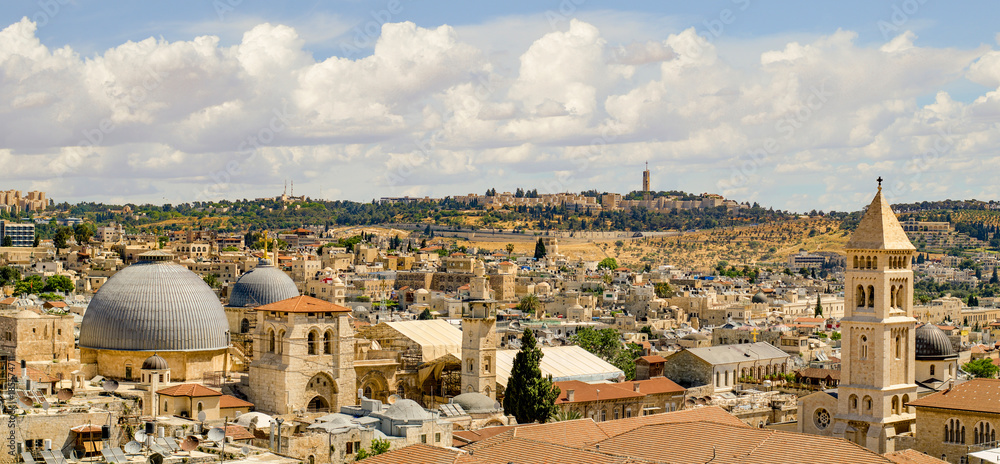Obraz premium Jerusalem Panorama from Citadel