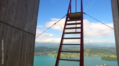 Ladder in an amusement park.