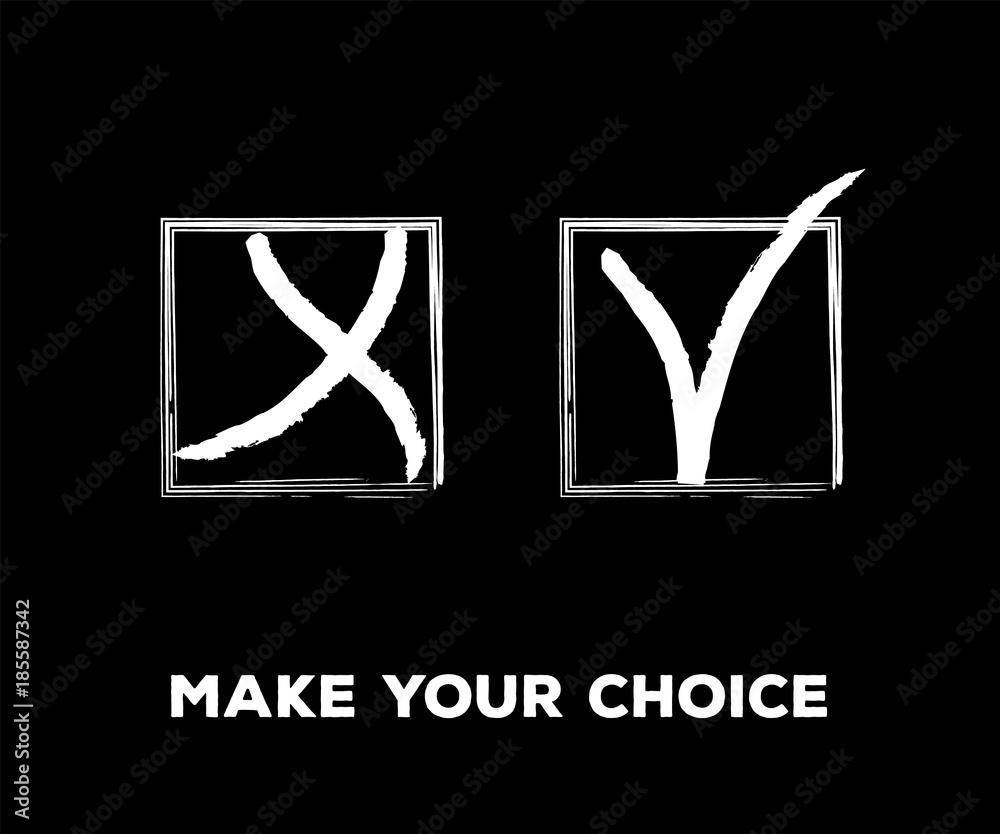 Yes and No Vector Set Square Frames, Isolated. Hand Painted Election, Quizz, Voting, Test Symbols. Ink Brush Rejection and Approval, Query Choice Icons. Yes and No Tick and Cross Symbolic Marks. Yes and No Vector Set Square Frames, Isolated. Hand Painted Election, Quizz, Voting, Test Symbols. Ink Brush Rejection and Approval, Query Choice Icons. Yes and No Tick and Cross Symbolic Marks.