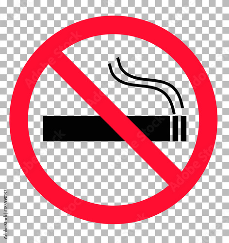 no smoking sign transparent background. no smoking symbol.