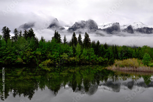 Mountain view in the Canadian Rockies © royalkangas