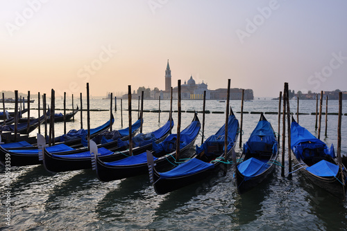Gondolas in Venice, Italy © Oleg Znamenskiy