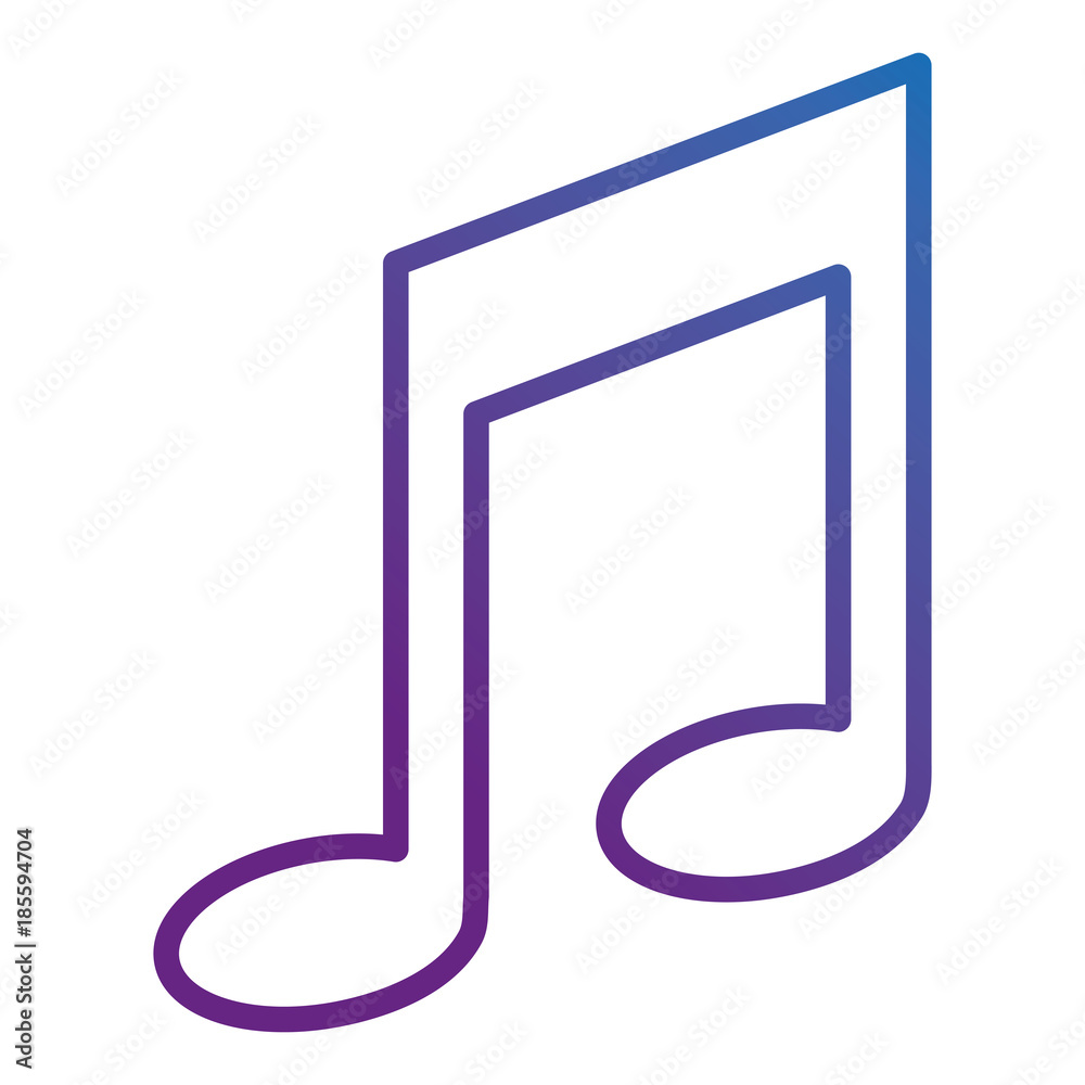 music note isolated icon vector illustration design music note isolated icon vector illustration design
