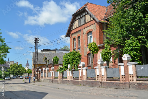 GVARDEYSK, RUSSIA. View of Krasnoarmeyskaya Street