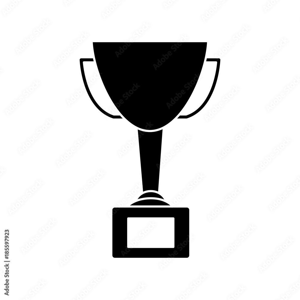 trophy award winner prize pedestal icon vector illustration trophy award winner prize pedestal icon vector illustration