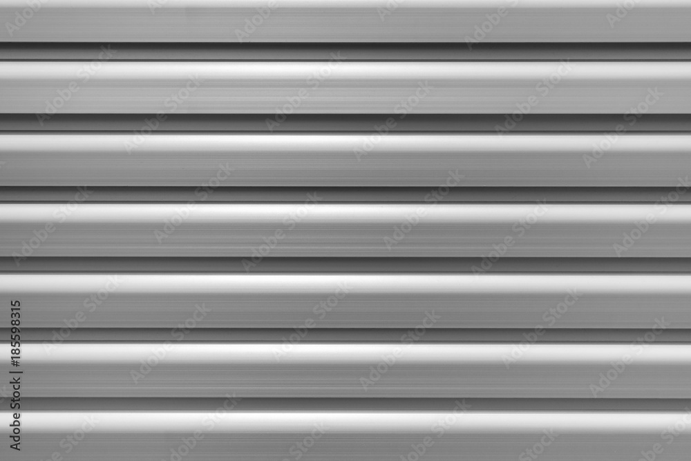 Obraz premium White corrugated metal texture surface or galvanize steel background