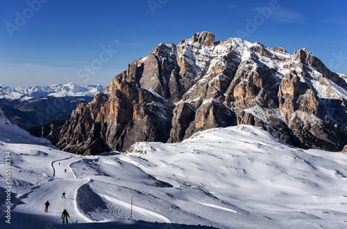 Lagazuoi ski-run to Armentarola