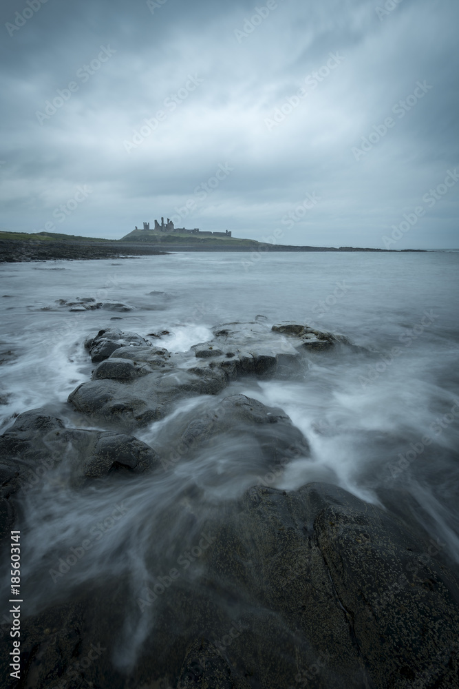 Dunstanburgh Castle in Northumberland.