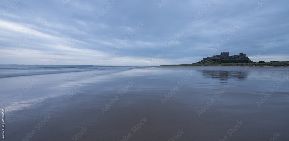 Bamburgh Castle in Northumberland.