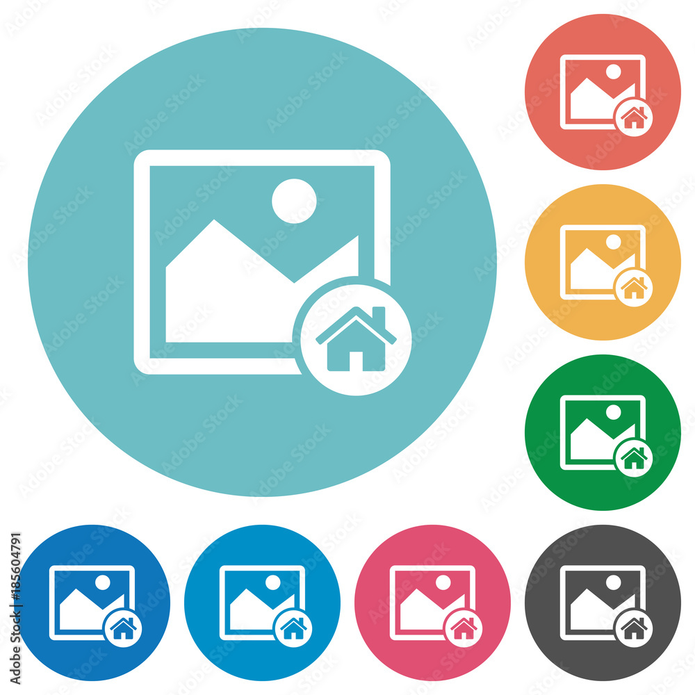 Default image flat round icons Default image flat round icons