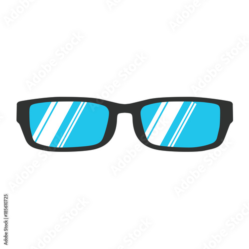 Glasses reading icon vector illustration