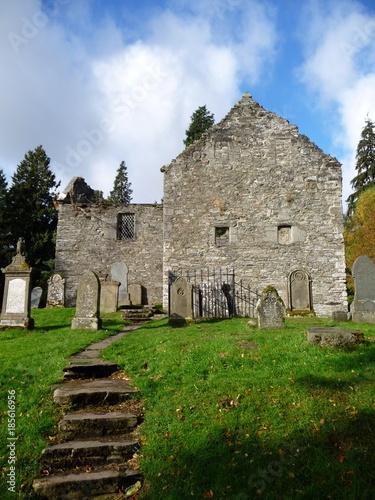 Ruined Church, Old Blair, Perthshire. photo