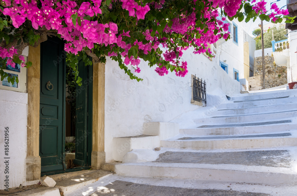 Fototapeta premium Architecture in Leros island, Dodecanese, Greece 