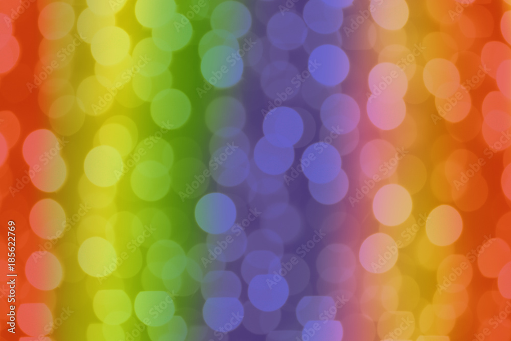 natural defocus, blicks, in the colors of the rainbow