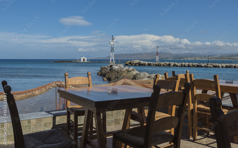 A table with a Sea view! Georgioupoli, Crete, Greece