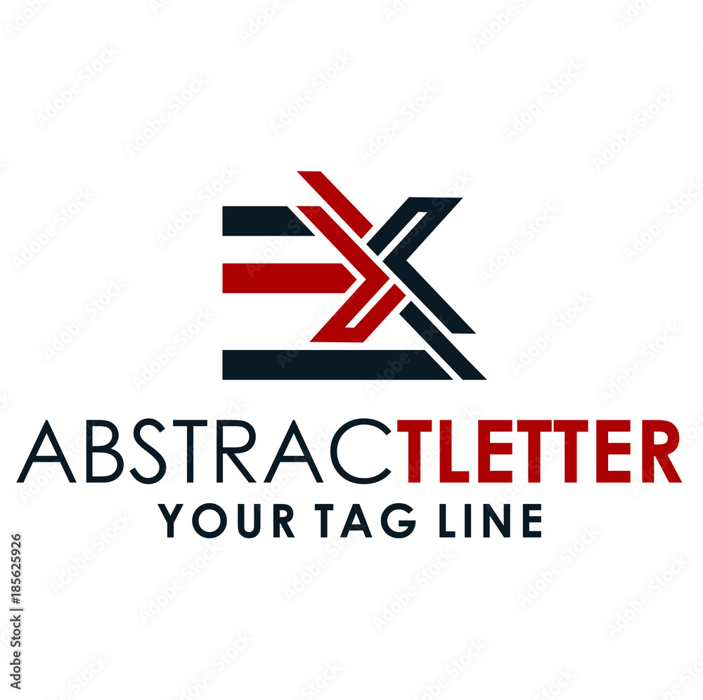 Abstract letter logo EX