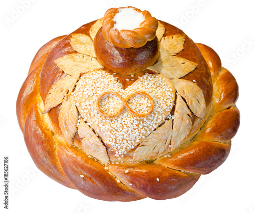 wedding round bread photo