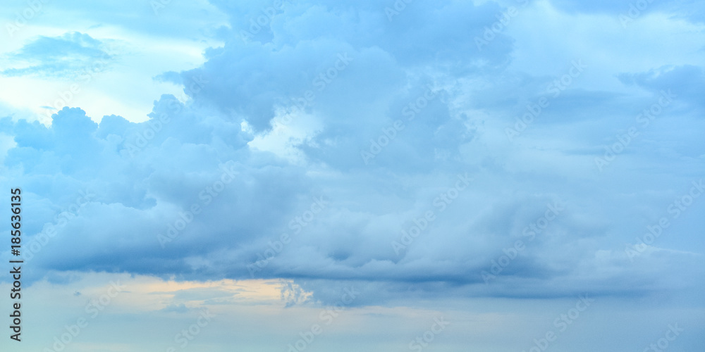 Beautiful blue sky with clouds Beautiful blue sky with clouds